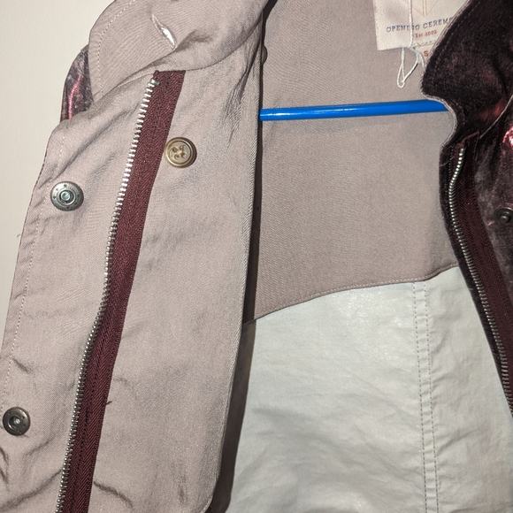 Opening Ceremony Metallic Hooded Rain Jacket - Picture 7 of 10